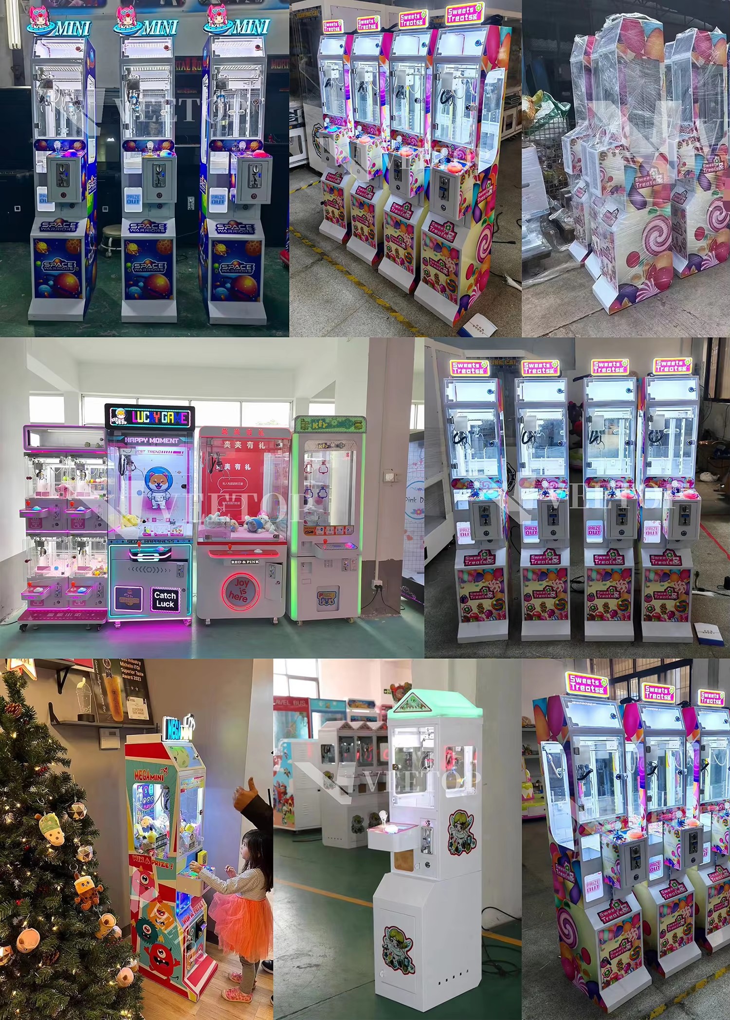VEETOP amusement machines in an operator venue (case 3)